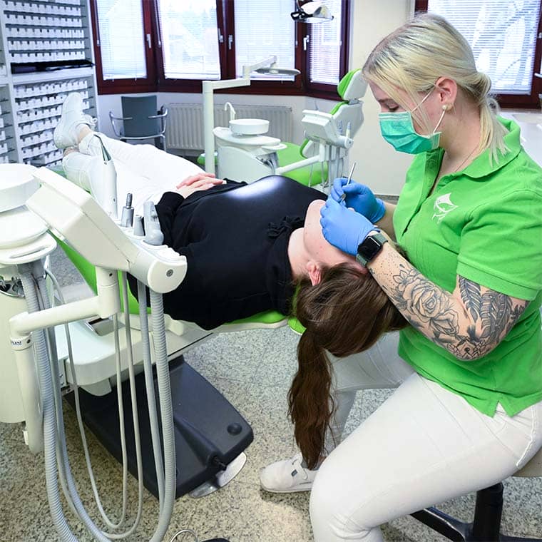 Dental treatment for adults